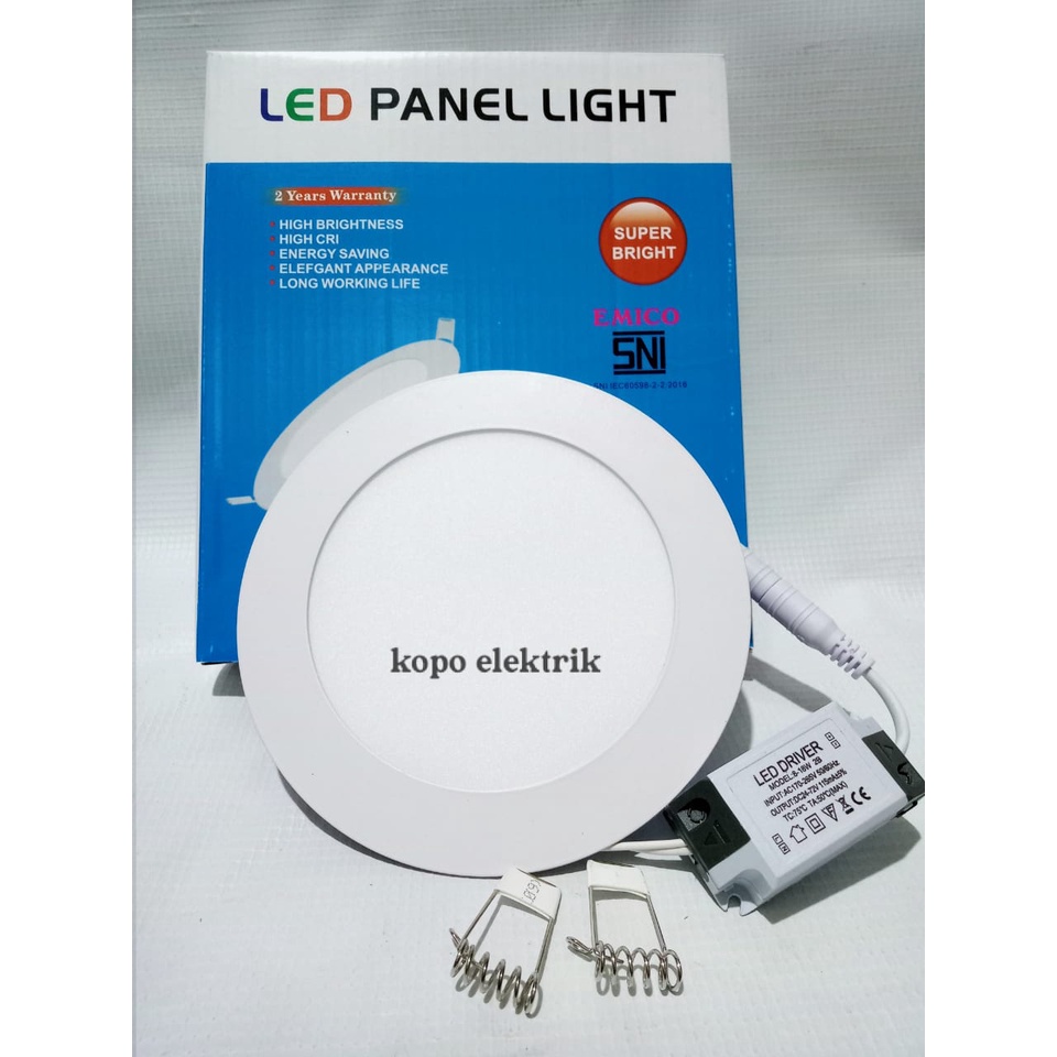 Lampu Led Panel 9w Downlight 9 Watt