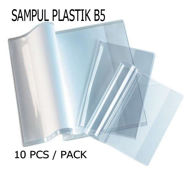 

Sampul Buku Plastik Transparant Kecil B5 Isi 10