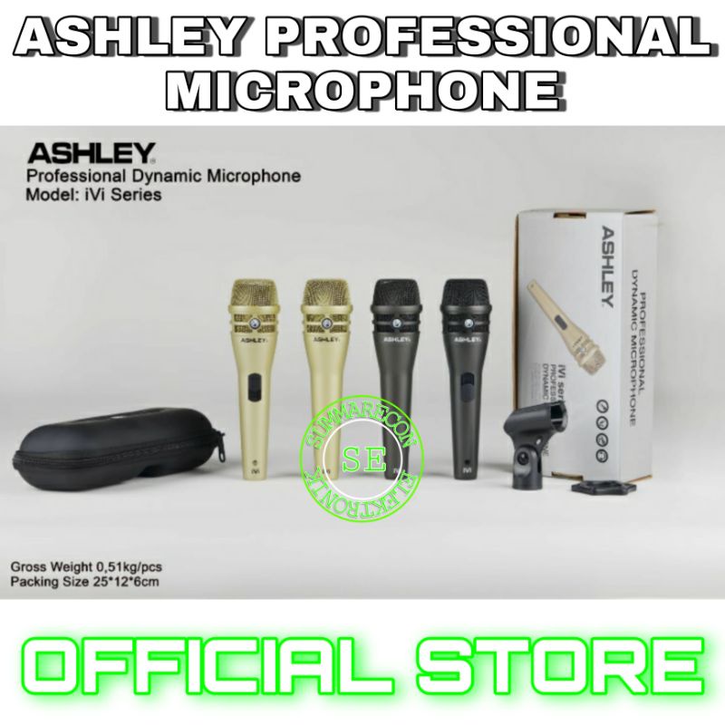 mic kabel ashley original ashley ivi microphone karaoke