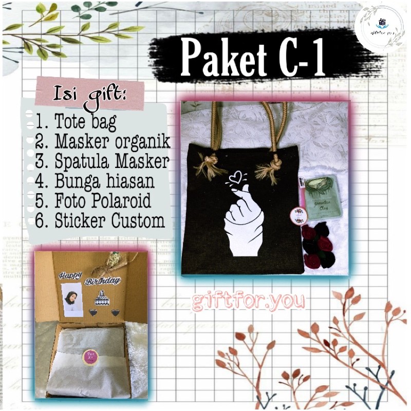 

Gift Box | Kado Hadiah ulangtahun, Wedding, Anniversary, Graduation Paket C-1