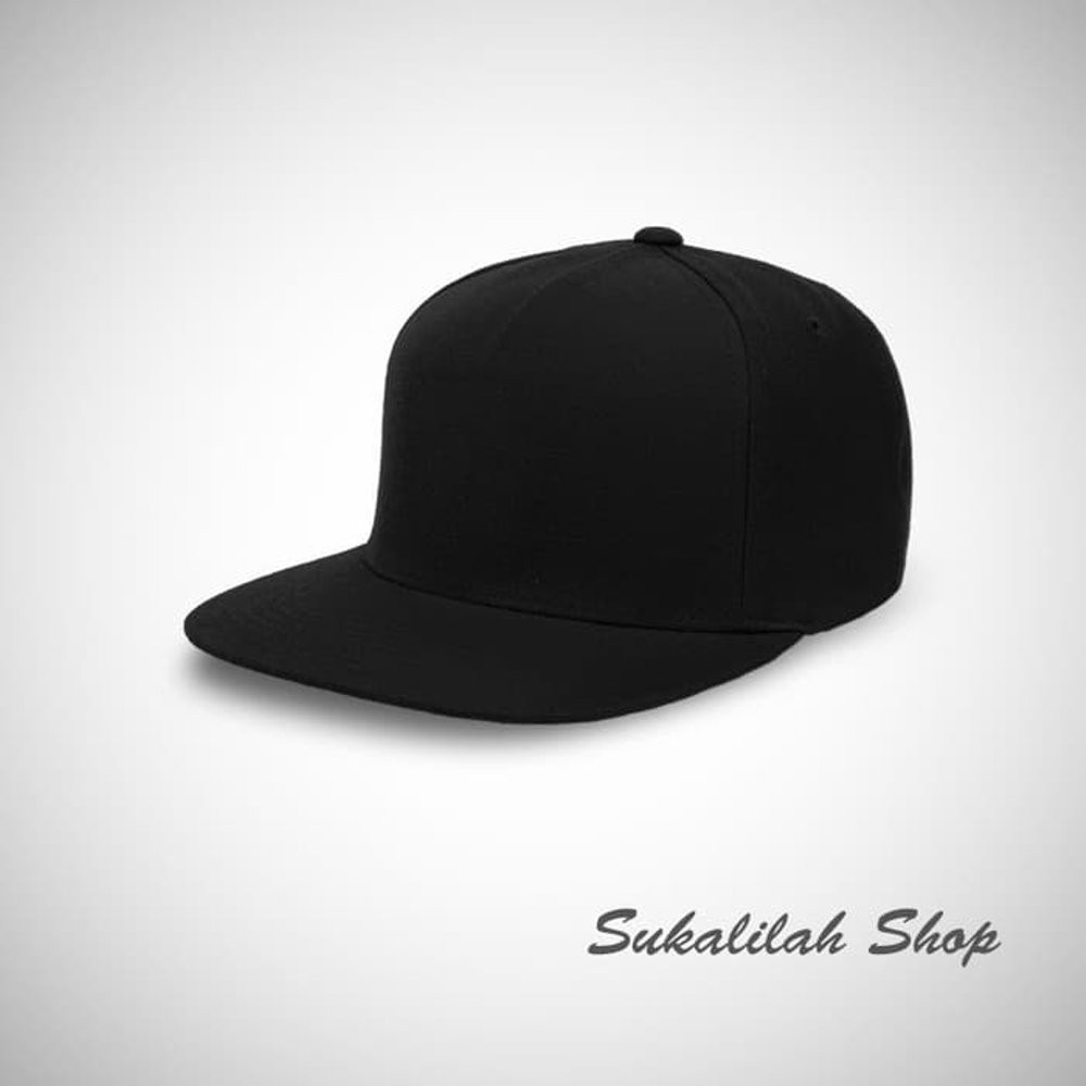 Kusus Hari Ini Diskon Besar Topi Snapback Hitam Polos Promo
