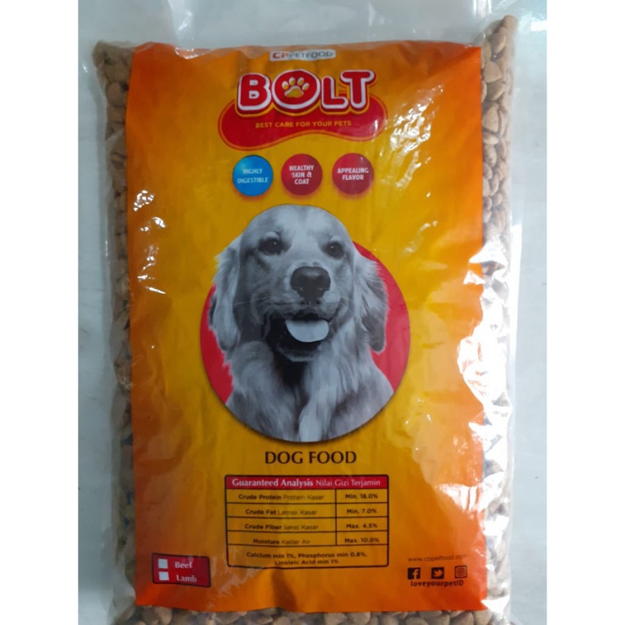 Jual BOLT DOG Food 900Gr REPACK Beef Flavour | Shopee Indonesia