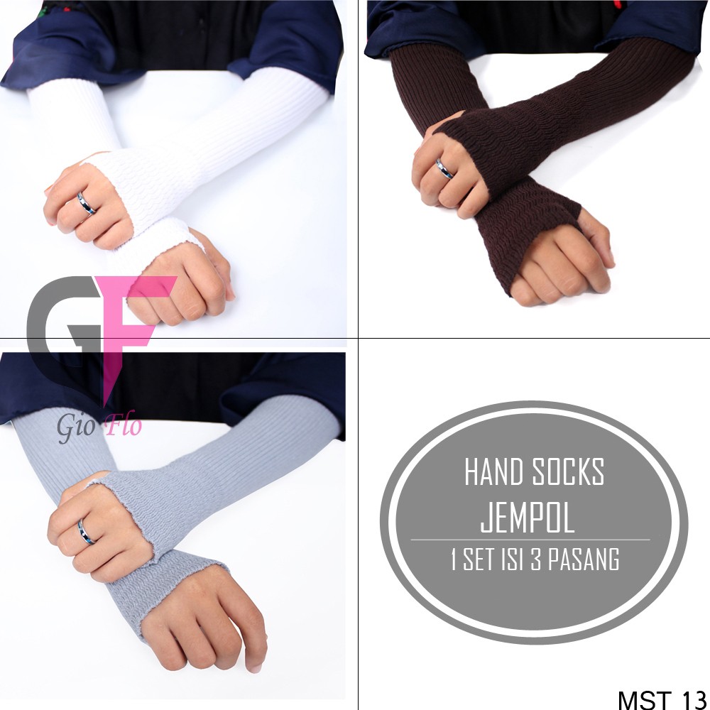 GIOFLO Handsock Premium Rajut Nyaman Dipakai Isi 3 Pcs Multicolor / MST 13