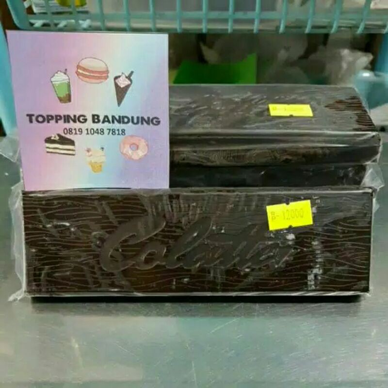 

collata dark chocolate compound ecer per batang 200gr