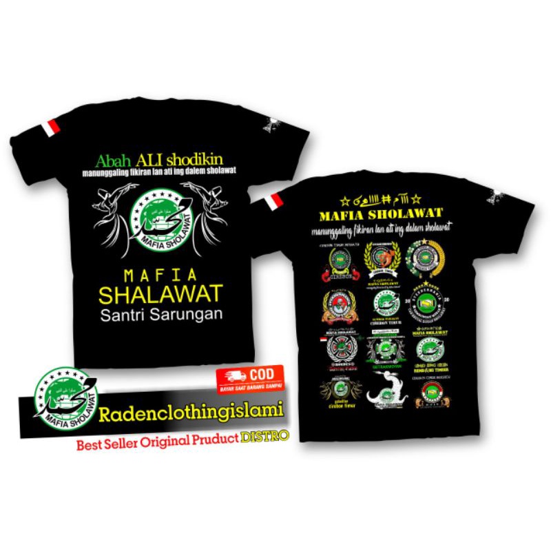 KAOS MAFIS LENGAN PENDEK ORIGINAL - KAOS MAFIA SHOLAWAT TERBARU