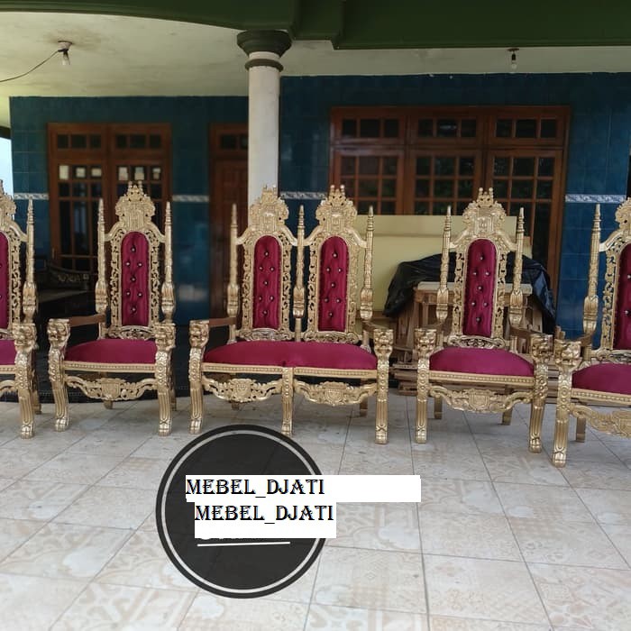 kursi pengantin sofa pelaminan manten dekorasi