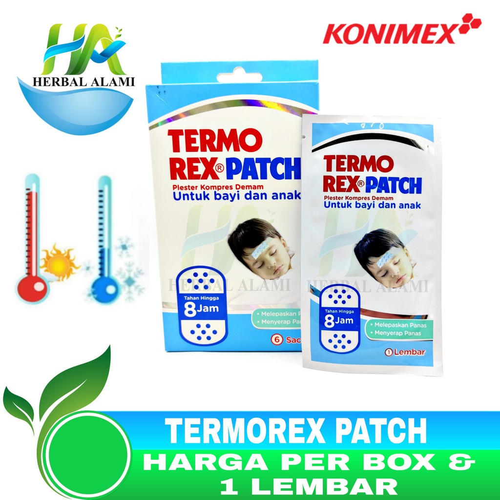 Termorex Patch - Plaster Kompres Demam Untuk Anak &amp; Bayi