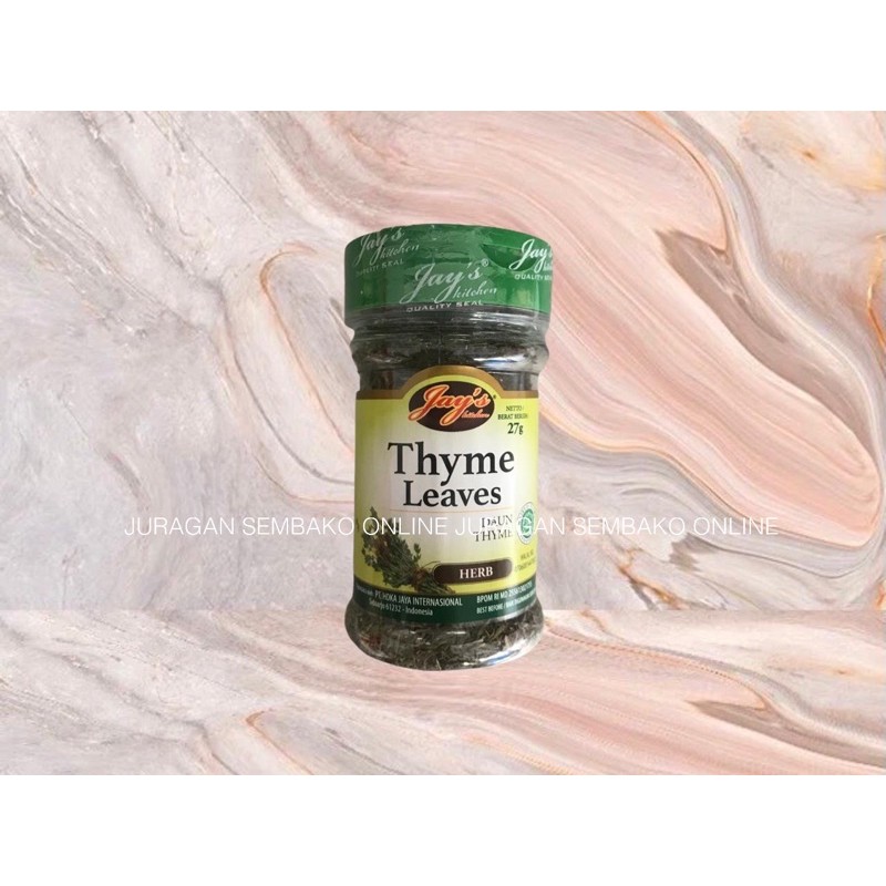 (JSO) jay's THYME LEAVES 27 GR HERB / DAUN THYME KERING