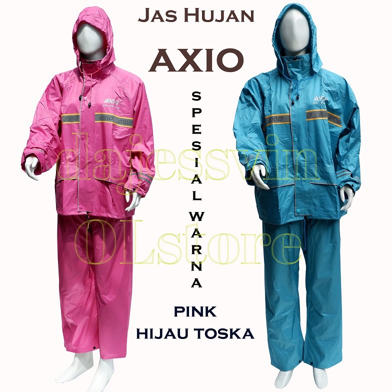 Jas Hujan AXIO Europe Pria Wanita Original Mantel Hujan Setelan AXIO Asli ORI 100% - Jas Hujan Assio