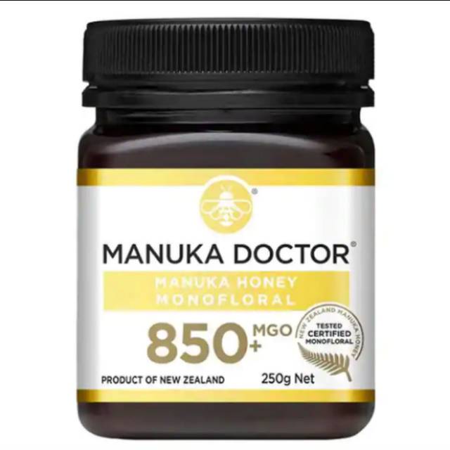 

Original New Zealand Manuka Honey, Manuka Doctor, MGO 850+, 250 gram, Monofloral