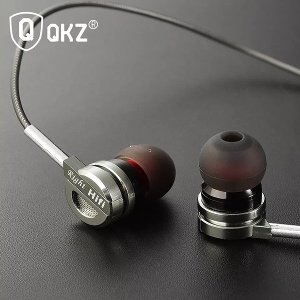 QKZ DM9 Metal Earphone Bass with Mic HIFI In-Ear Audio Stereo Music