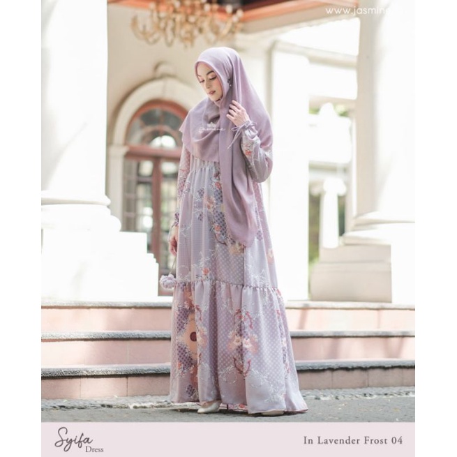 SYIFA dress | By Jasmine Lidiahadiwinoto ORI | Casual printing syari busuifriendly