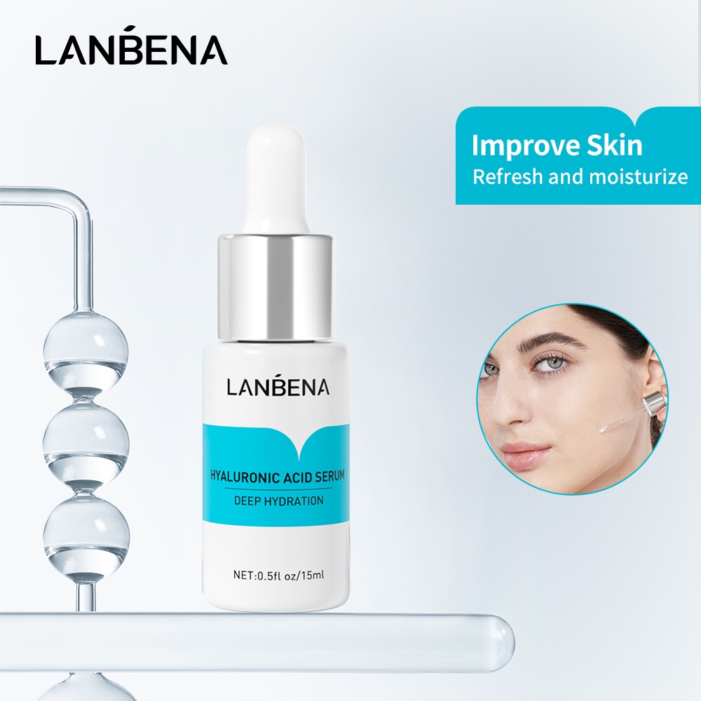 RADYSA -  LANBENA Hyaluronic Acid Deep Hydating / Serum Wajah Melembabkan Mengencangkan Hidrasi Memperbaiki Perawatan Kulit