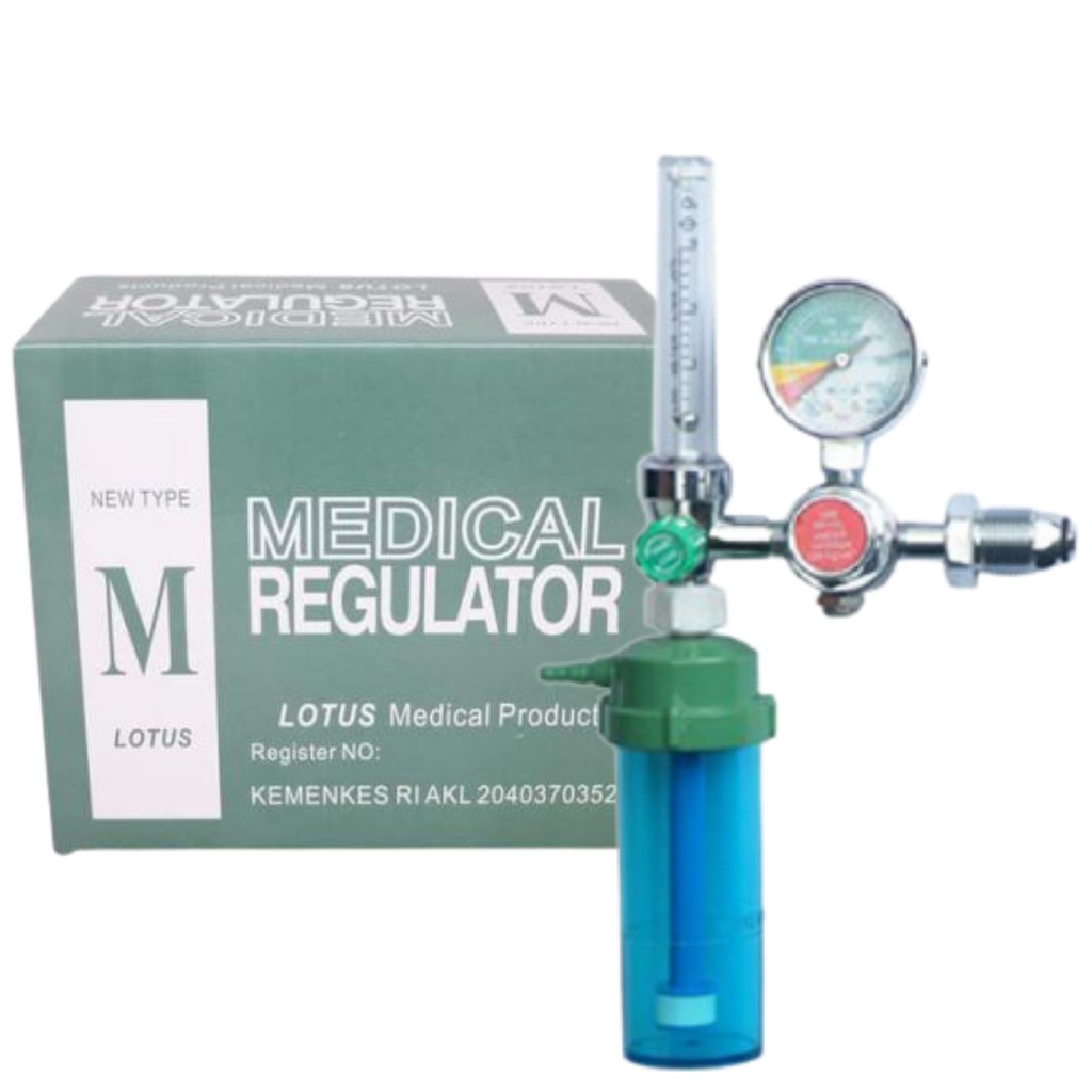 Cod Regulator Oksigen Lotus Medical Oksigen Regulator Oksigen LOTUS Original / Lotus Medical Oxygen