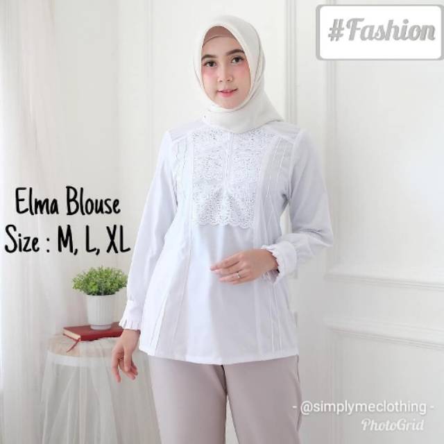 Blouse katun bordir