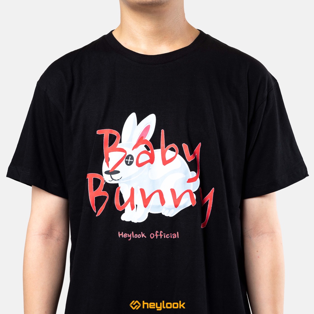 HEYLOOK Project  - Bunny | T-Shirt Pria Wanita | Kaos Pria Wanita