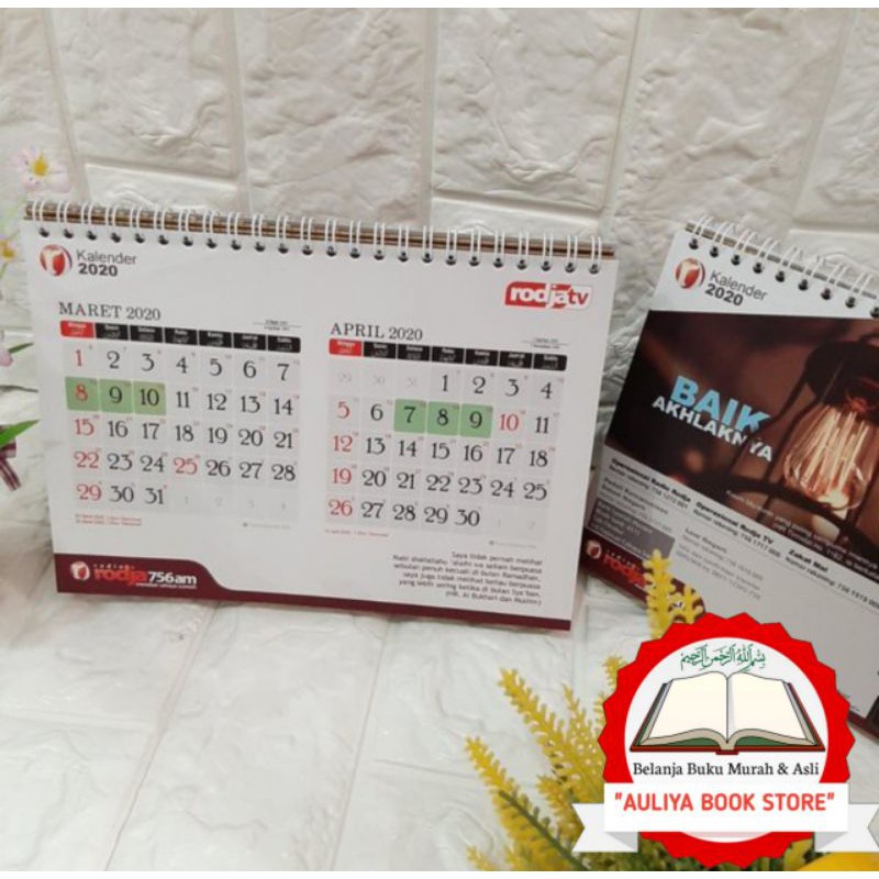 

Kalender Meja Rodja Terbaru