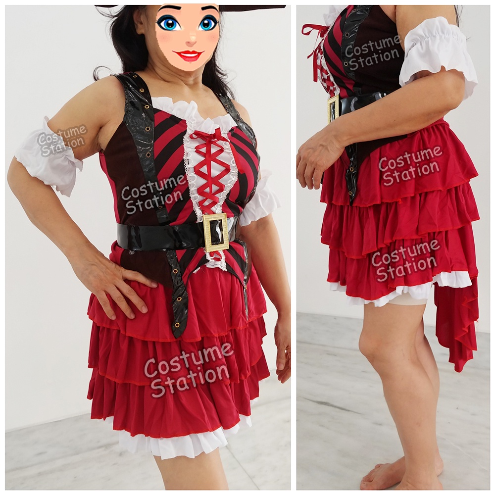 Kostum Bajak Laut / Costume Pirate Halloween Female wanita dewasa