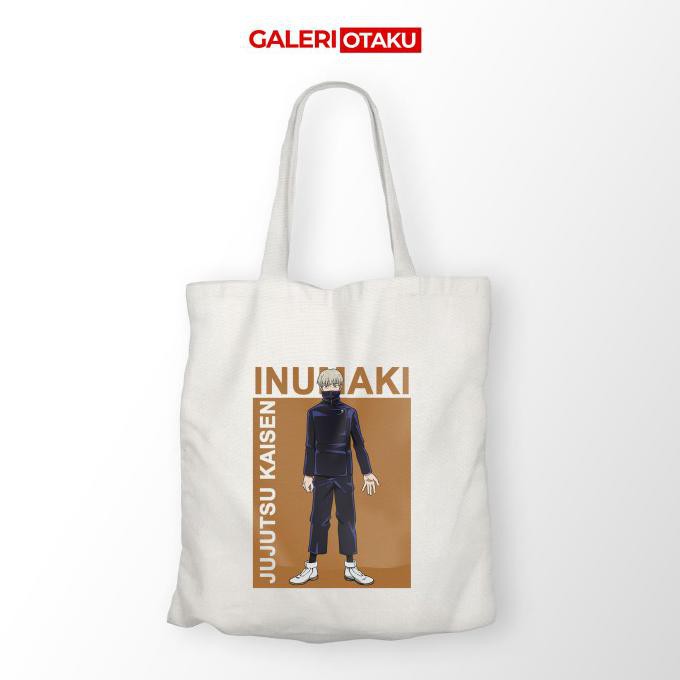 Hemat Tote Bag Kanvas Anime Jujutsu Kaisen / Toge Inumaki / Tote Bag Unisex Diskon