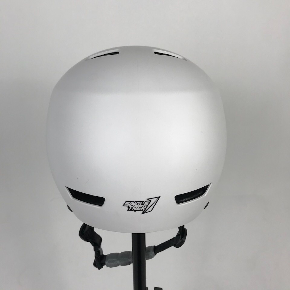 Helm sepeda BMX DJ Dirt Jump Singletrek1 Sertifikat CE Eropa White