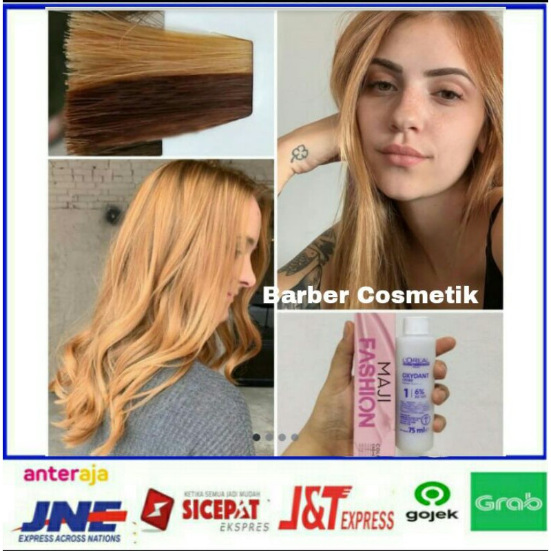 cat rambut loreal majifashion maji fashion 12.4 bronze goddes pewarna rambut loreal