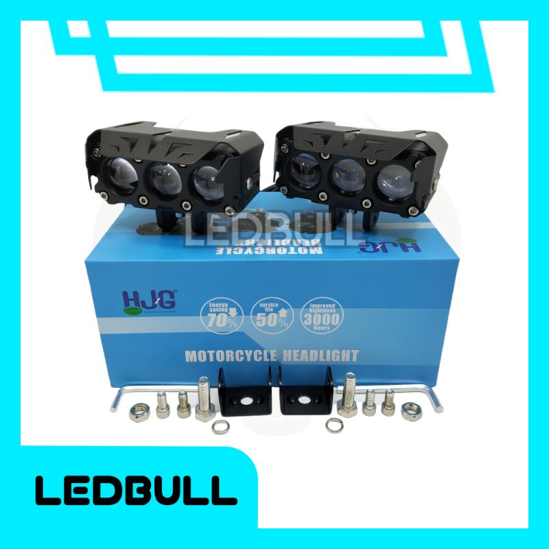 Lampu tembak sorot sql 3 mata SQL 3 LED superbright foglamp