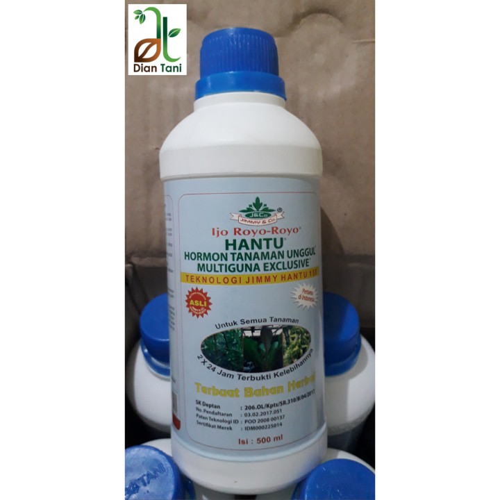 Pupuk hantu 500 ml  Pupuk  Jimmy zpt  hantu 500 ml tutup biru pupuk hantu multiguna