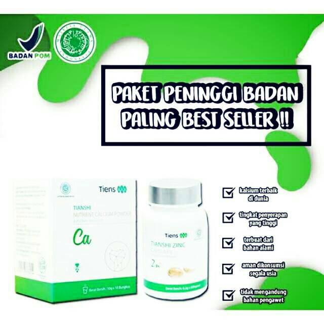 

Peninggi Badan Tiens Original Susu NHCP n Zinc Kapsul