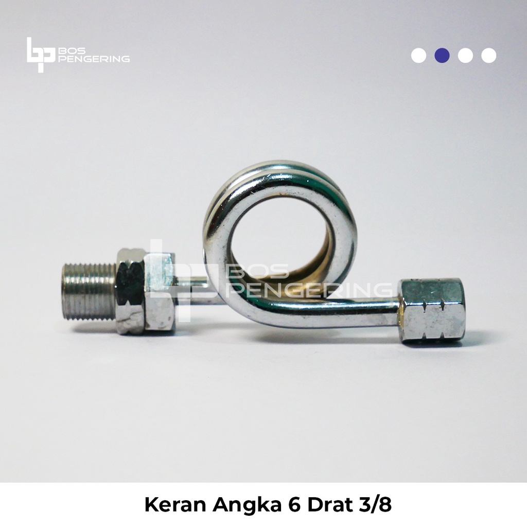 Pipa Angka 6 Keran Bar Meter Angka 6 Pipa Syphon Boiler