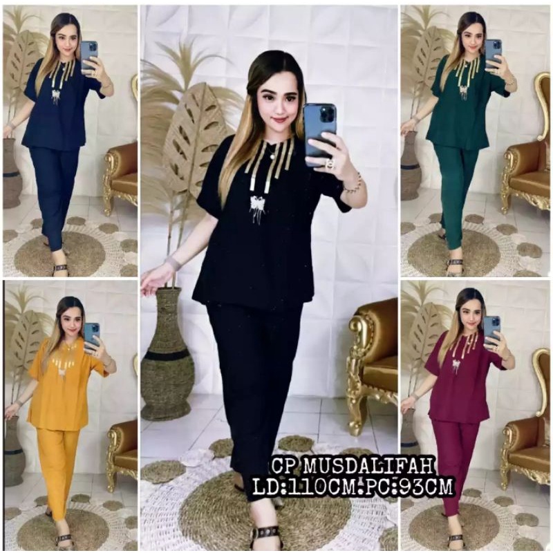 SETELAN ONE SET CP TURKEY MUSDLIFAH/TURKEY RENDA ARABIAN .SETELAN KEKINIAN