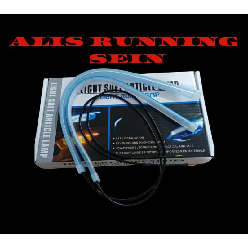 LAMPU LED ALIS MOTOR RUNNING SEN BERJALAN 30CM 1 PASANG