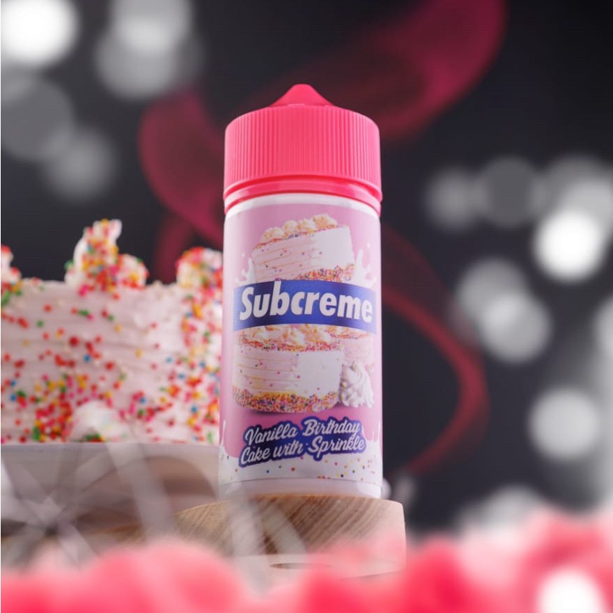 SUBCREME V3 LIQUID 100ML VANILLA BIRTHDAY CAKE SPRINKLE by LOCALITO 100% AUTHENTIC ORIGINAL