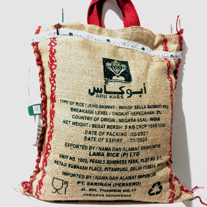 

fs2011bb Beras Basmati Abukass 5Kg Rice Basmati Abukass Sv012Ss