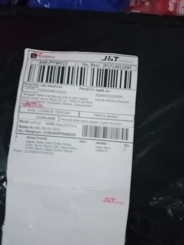 Atasan Batik Dolby Dolbi Dobby Doby Tenun Sutra Tulis Halus Katun Atbm Baron Zipper Zebra Series