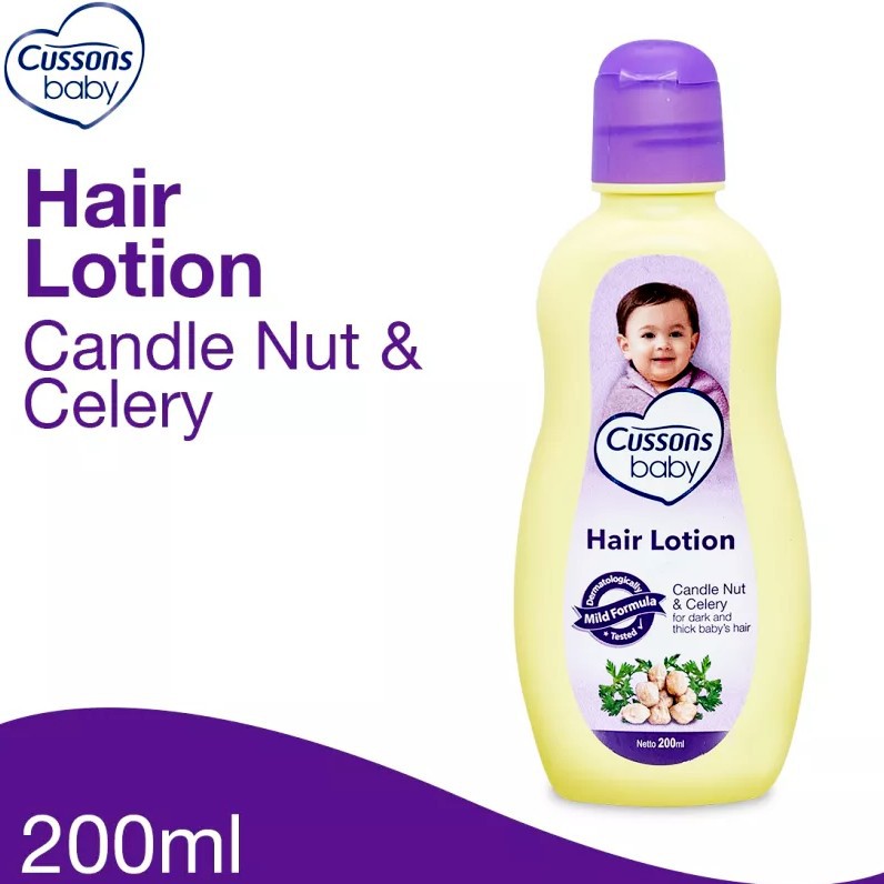 Cussons Cusson Baby Hair Lotion 50+50ml 50+50 ml / 100+100ml 100+100 200ml - Lotion Rambut Bayi