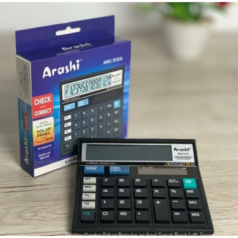 

Kalkulator Arashi/Kalkulator 12 digit