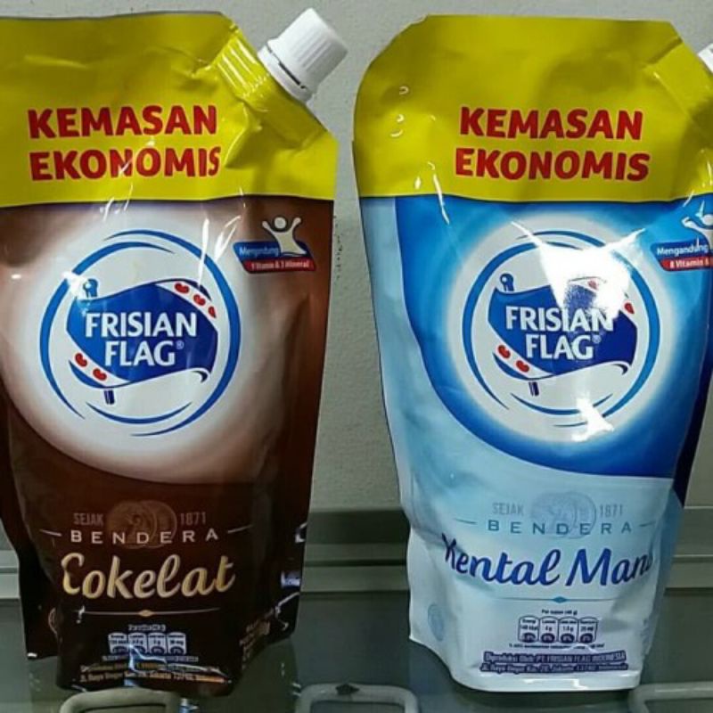 

Frisian flag pouch 545 gram & indomilk pouch