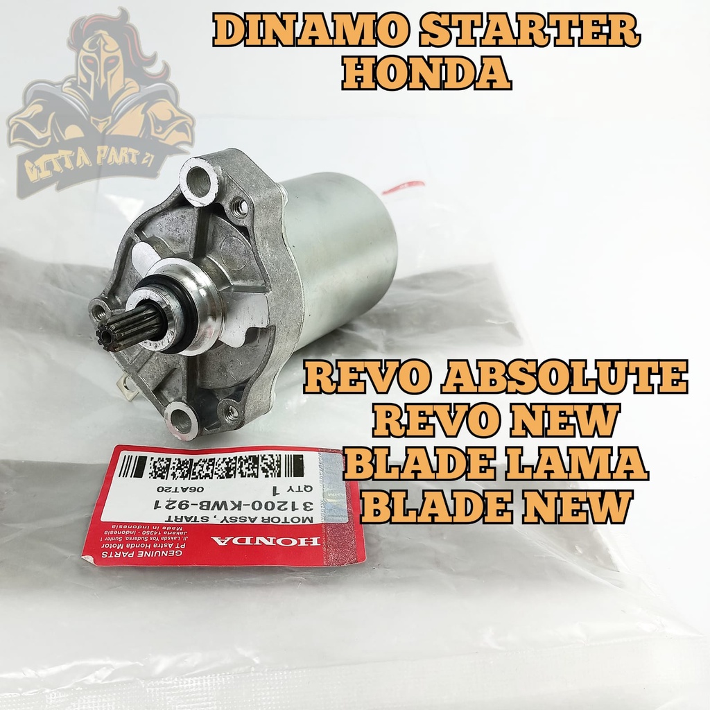 DINAMO STATER HONDA KWB KUALITAS ASLI ORIGINAL HONDA PRESISI AWET BERFUNGSI DENGAN BAIK AWET DAN DIJAMIN MANTAP DINAMO STARTER REVO ABS REVO ABSOLUTE REVO NEW BLADE LAMA BLADE NEW