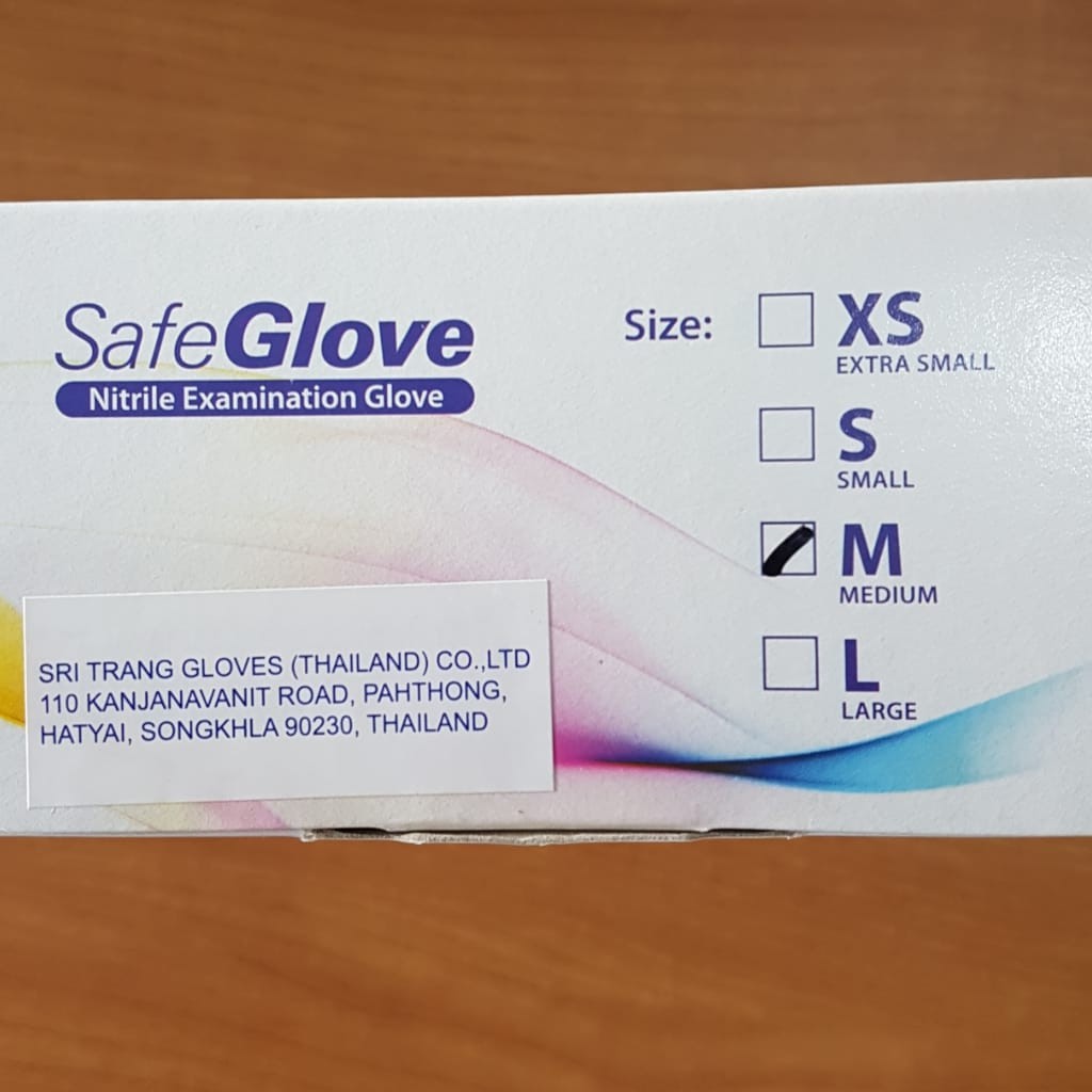 SARUNG TANGAN NITRILE .  HANDSCOON NITRIL . SARUNG TANGAN TANPA BEDAK . NON ALERGI . HAND GLOVE GLOVES