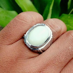 Cincin batu akik natural fosfor kualitas super yahut