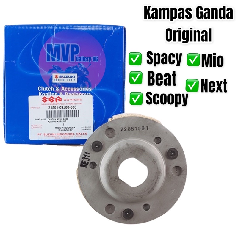 Kampas Ganda Otomatis Original Suzuki Next Honda Beat Vario Scoopy Yamaha Mio