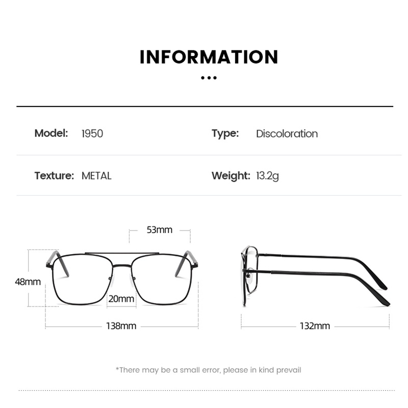 Kacamata Photochromic Anti Radiasi Anti Blue Light Untuk Pria Dan Wanita