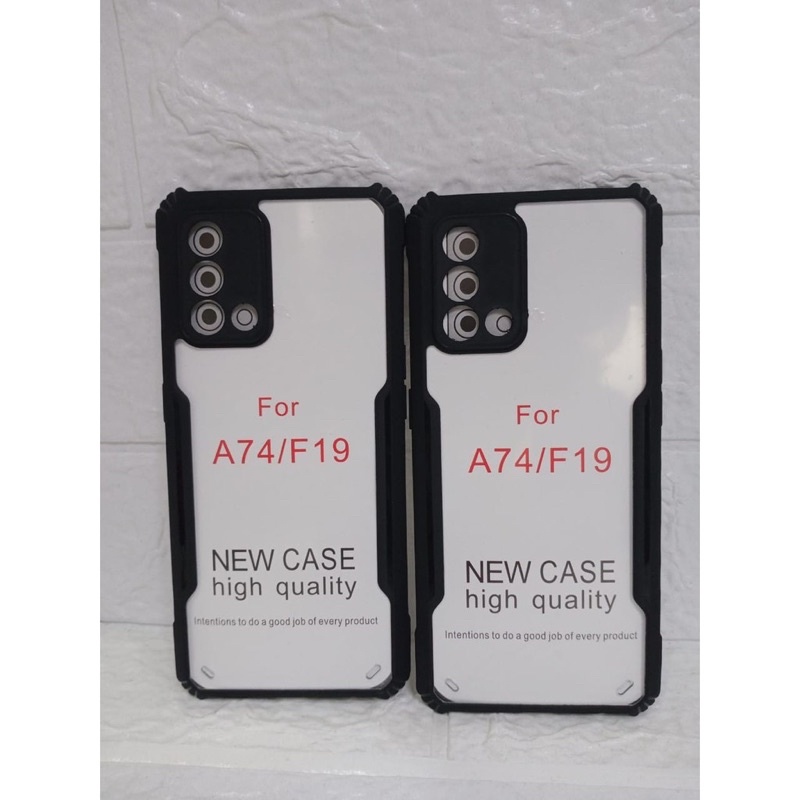 PROMO FUSION CASE OPPO A74 4G A74 5G ANTI SHOCK PROOF