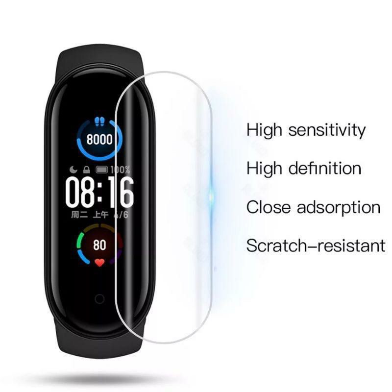 Anti Gores Xiaomi Mi Band 7/6/5/4 Strap Miband 7/5/4/3 2D / 3D Screen Protector Screen Guard