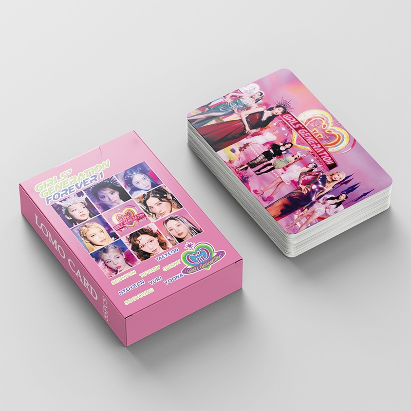 55pcs / Kotak Kartu Foto LOMO Girls' Generation 2022 FOREVER 1 Album