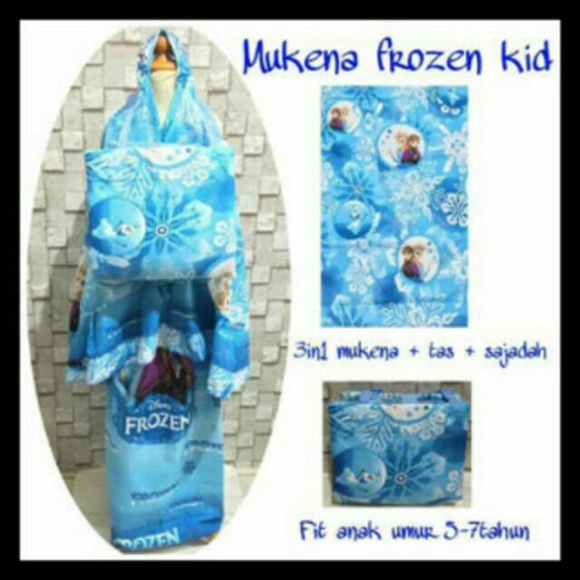 MUKENA ANAK KARAKTER FROZEN