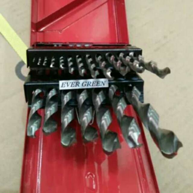 MATA BOR Set 19 pcs BOX BESAR - Drill Bit Set 19 pcs - for Mesin Bor Listrik Bor Tangan Gerinda Slep