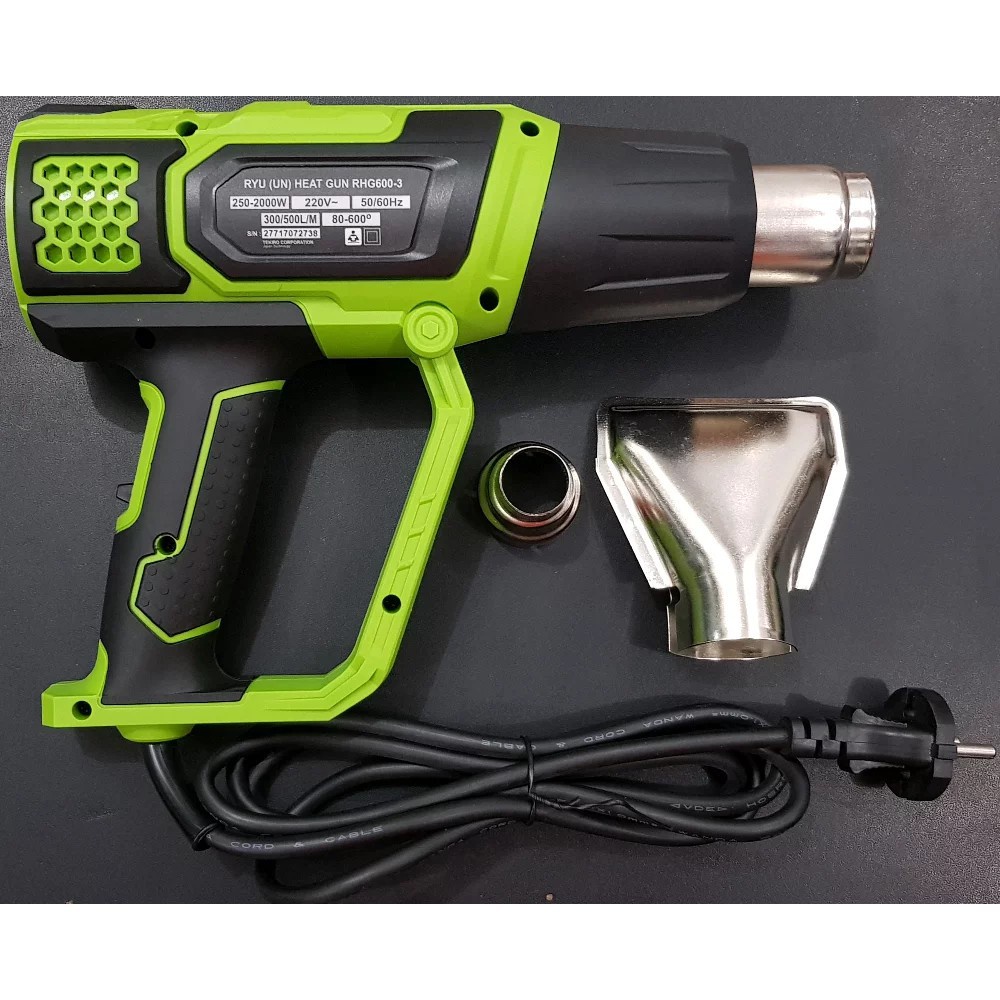 RYU Heat Gun RHG600-3 RHG600-4 Hot Air Gun Blower panas / Mesin Pemanas Ryu RHG 600-3 RHG 600-4 / HeatGun Blower Heat Gun Pistol MURAH ORIGINAL BERGARANSI