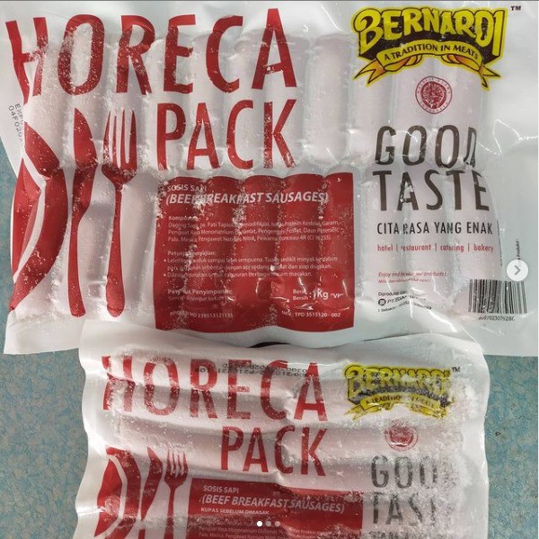 

SOSIS HORECA BERNARDI 500GR / 1KG MURAH