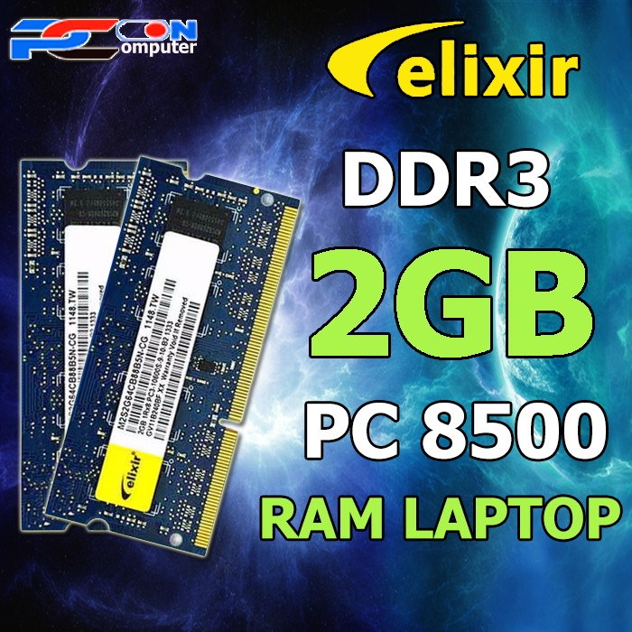 SODIMM RAM MEMORY LAPTOP DDR3 2GB PC-8500 1066MHZ